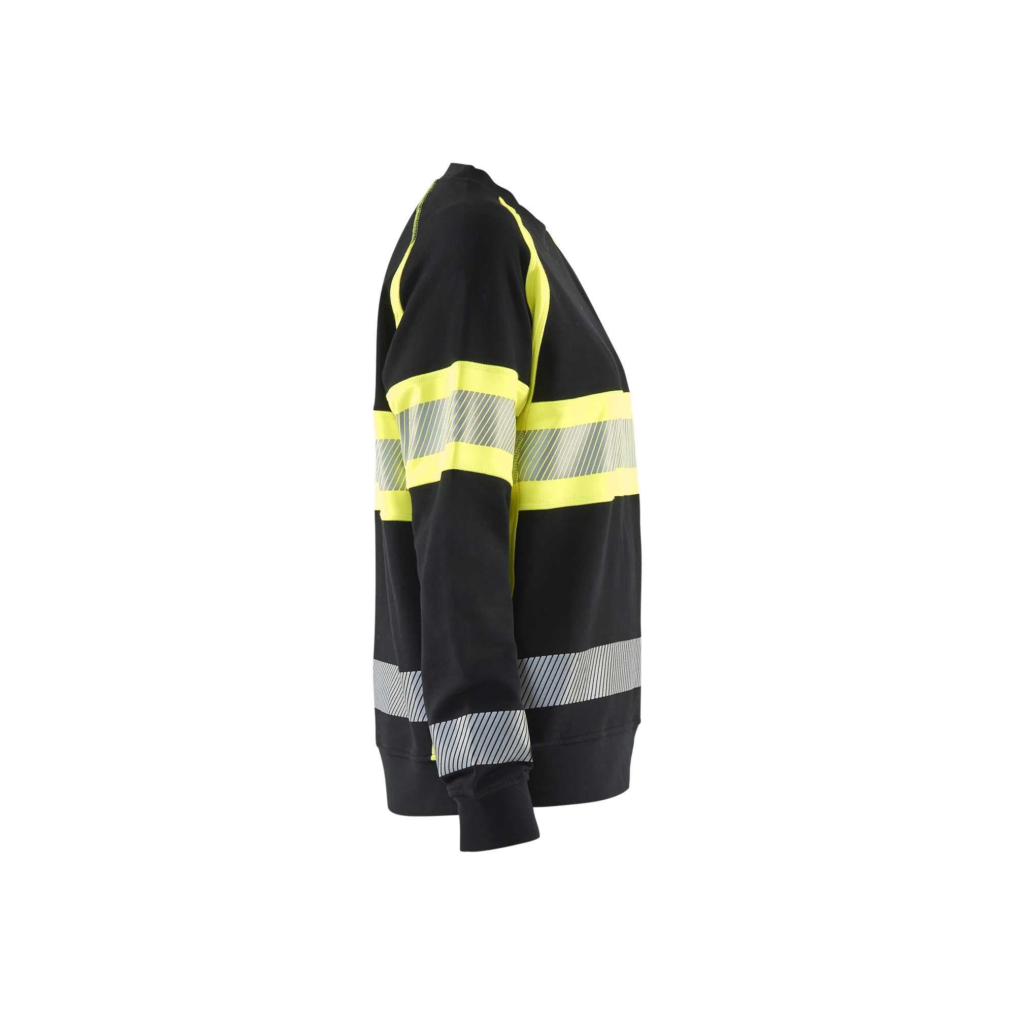 BLAKLADER 34091158 Hi Vis Reflective Sweatshirt WOMEN - 100% Cotton
